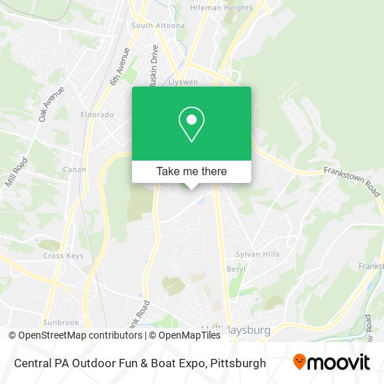 Mapa de Central PA Outdoor Fun & Boat Expo