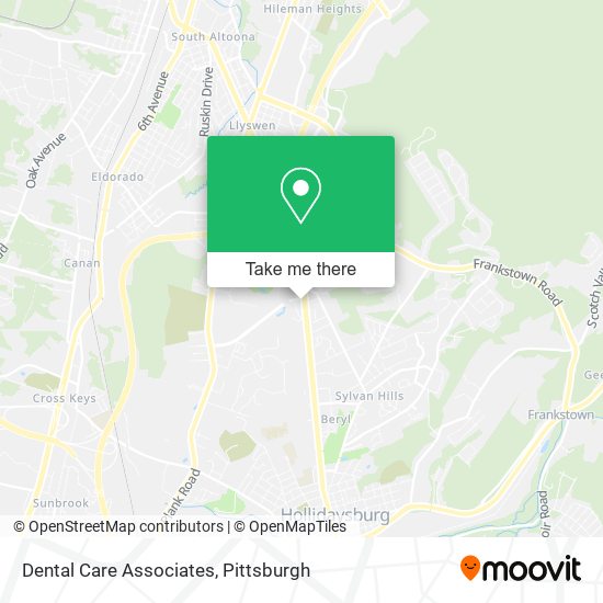 Dental Care Associates map