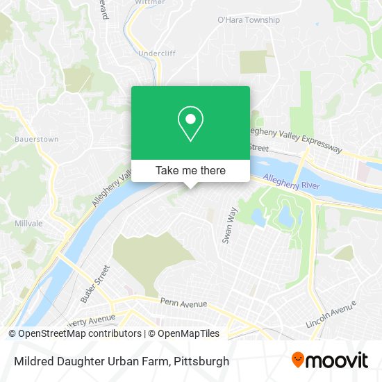 Mildred Daughter Urban Farm map