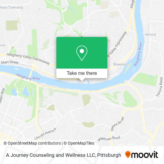 A Journey Counseling and Wellness LLC map