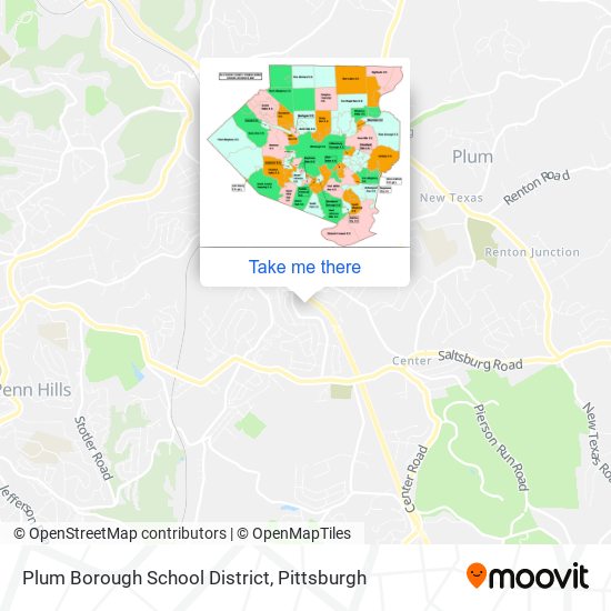 Mapa de Plum Borough School District