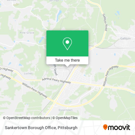 Sankertown Borough Office map