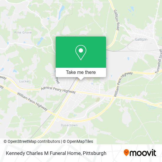 Kennedy Charles M Funeral Home map