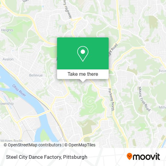 Steel City Dance Factory map