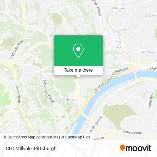 CLC Millvale map