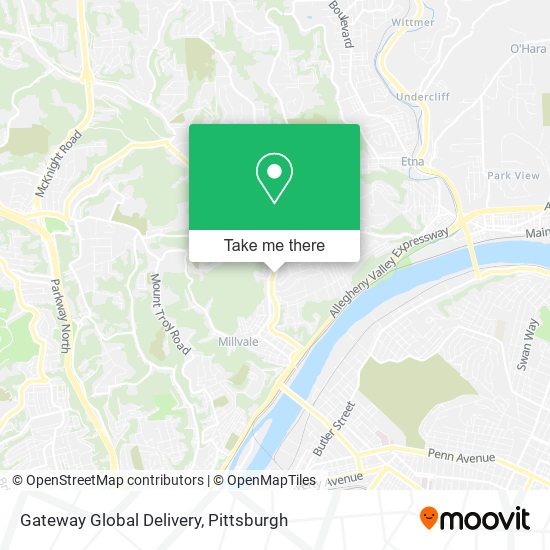 Gateway Global Delivery map