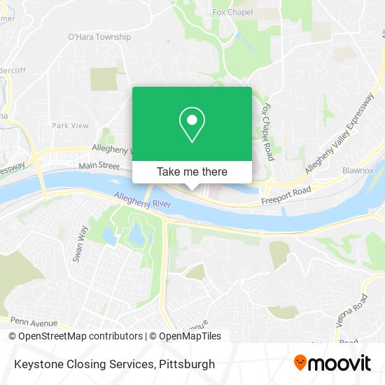 Mapa de Keystone Closing Services