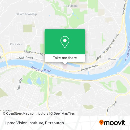 Mapa de Upmc Vision Institute