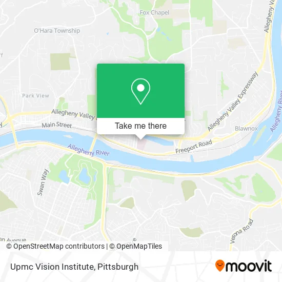 Upmc Vision Institute map