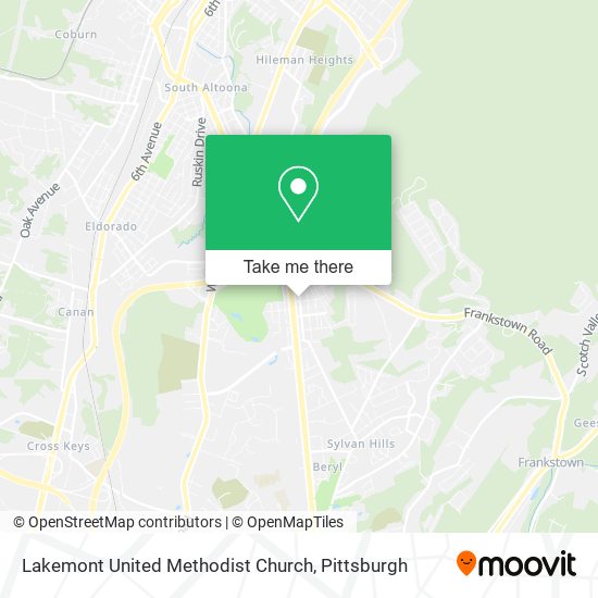 Lakemont United Methodist Church map