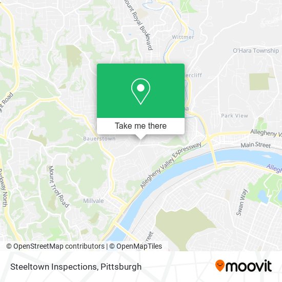 Steeltown Inspections map