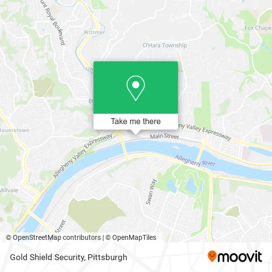 Gold Shield Security map