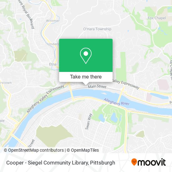 Mapa de Cooper - Siegel Community Library