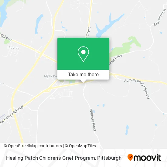 Healing Patch Children's Grief Program map