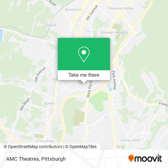 Mapa de AMC Theatres