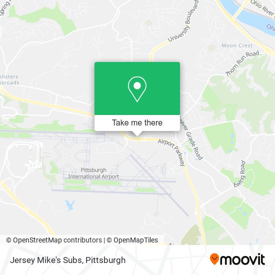 Jersey Mike's Subs map