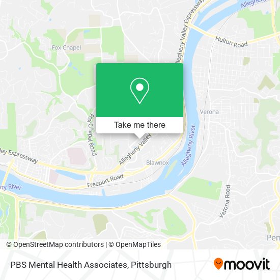 Mapa de PBS Mental Health Associates