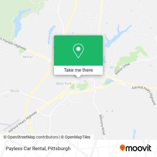 Mapa de Payless Car Rental