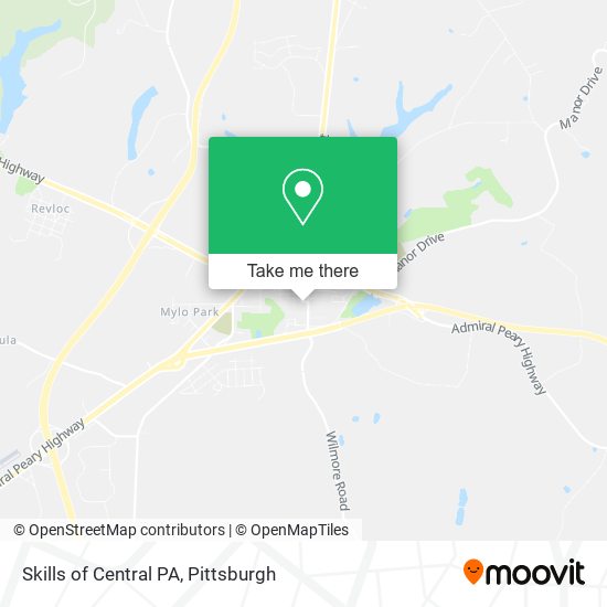 Skills of Central PA map