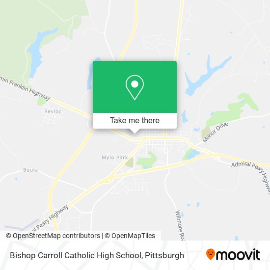 Bishop Carroll Catholic High School map