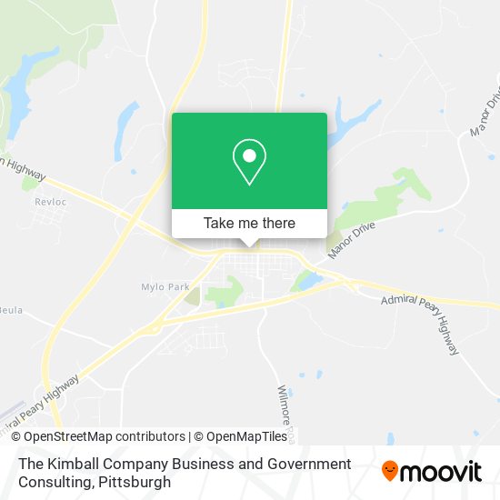 The Kimball Company Business and Government Consulting map