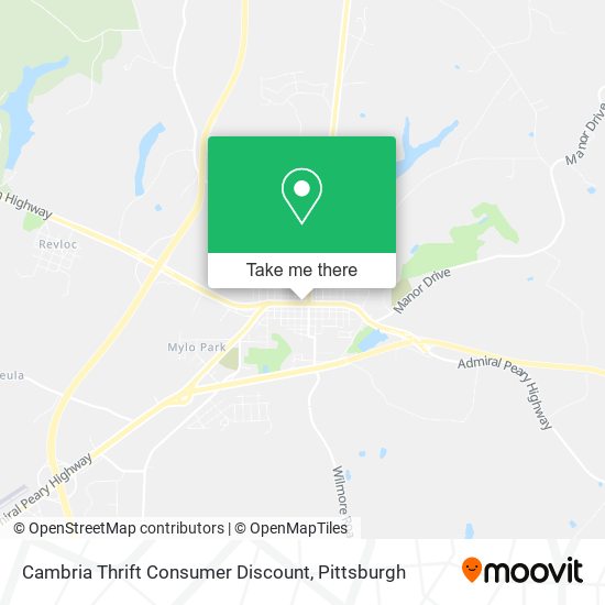 Cambria Thrift Consumer Discount map