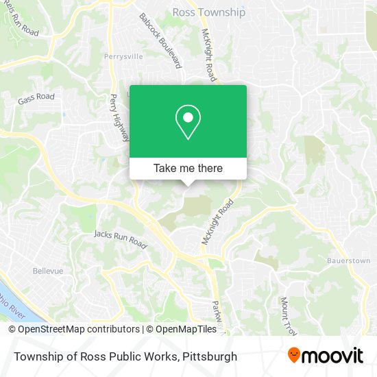 Township of Ross Public Works map