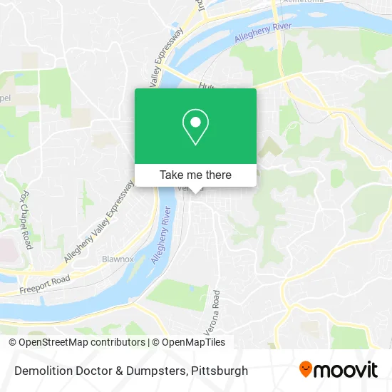 Demolition Doctor & Dumpsters map