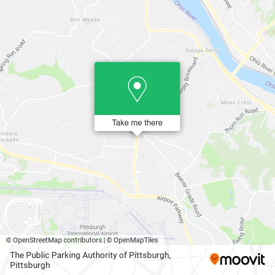 Mapa de The Public Parking Authority of Pittsburgh