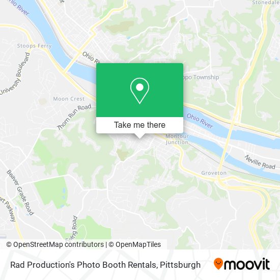 Mapa de Rad Production's Photo Booth Rentals