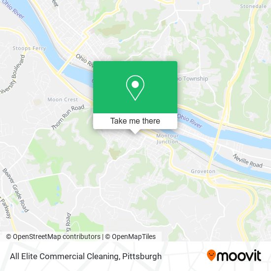 All Elite Commercial Cleaning map