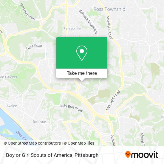 Boy or Girl Scouts of America map