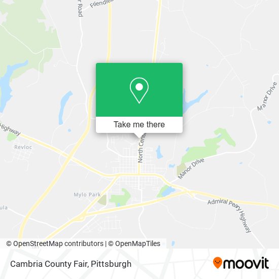 Mapa de Cambria County Fair