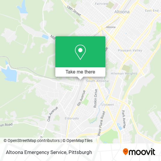 Mapa de Altoona Emergency Service