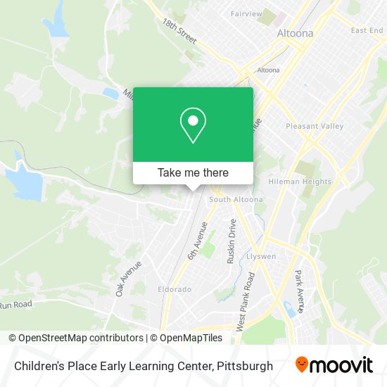 Children's Place Early Learning Center map
