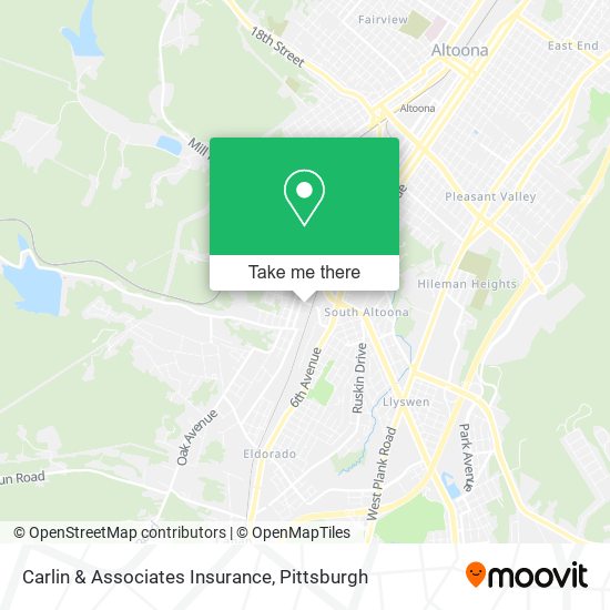 Mapa de Carlin & Associates Insurance