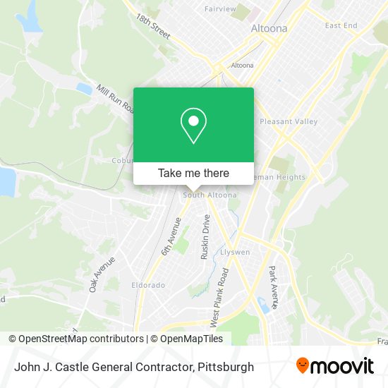 John J. Castle General Contractor map