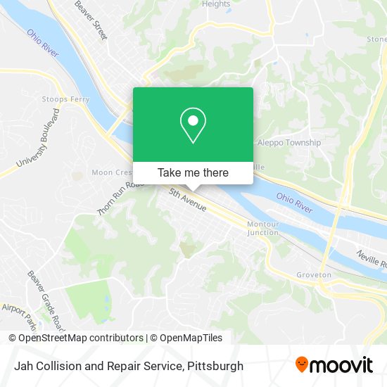 Jah Collision and Repair Service map