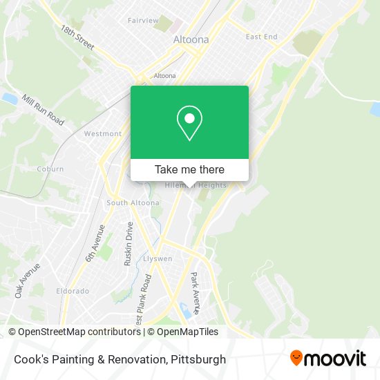 Mapa de Cook's Painting & Renovation