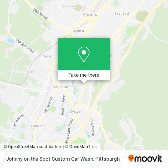 Mapa de Johnny on the Spot Custom Car Wash