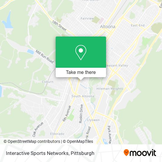 Interactive Sports Networks map