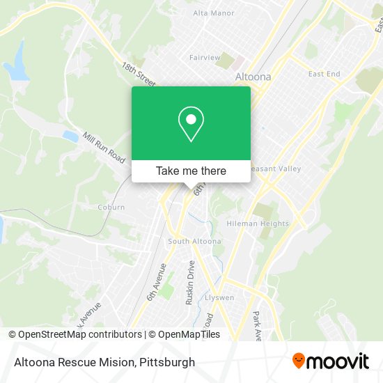 Altoona Rescue Mision map