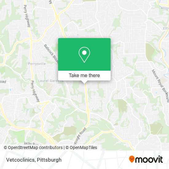 Vetcoclinics map