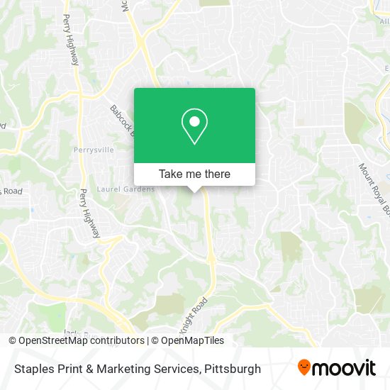 Staples Print & Marketing Services map