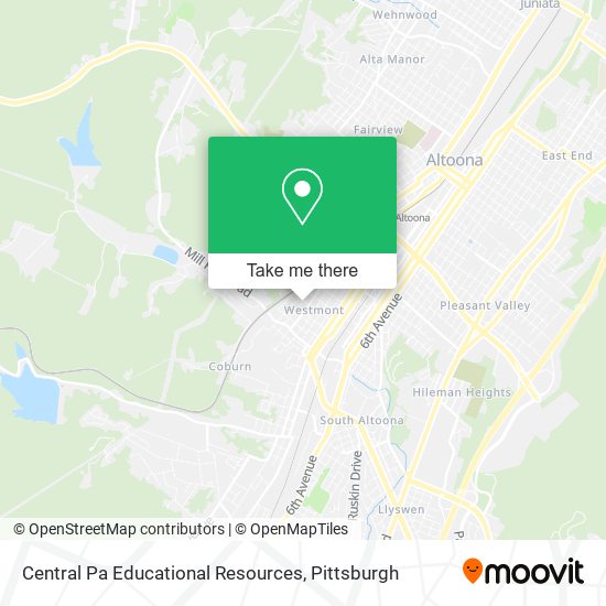Central Pa Educational Resources map