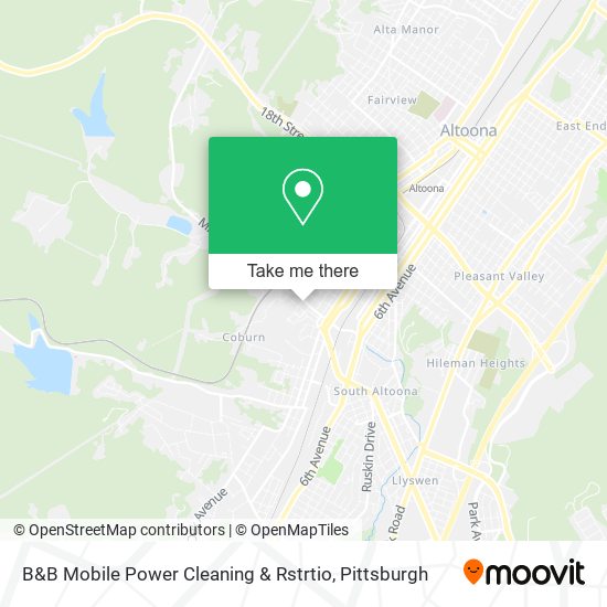 Mapa de B&B Mobile Power Cleaning & Rstrtio