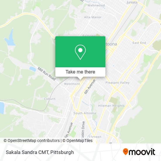 Mapa de Sakala Sandra CMT