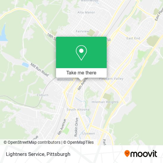 Lightners Service map