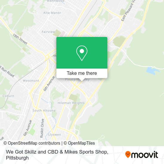 Mapa de We Got Skillz and CBD & Mikes Sports Shop