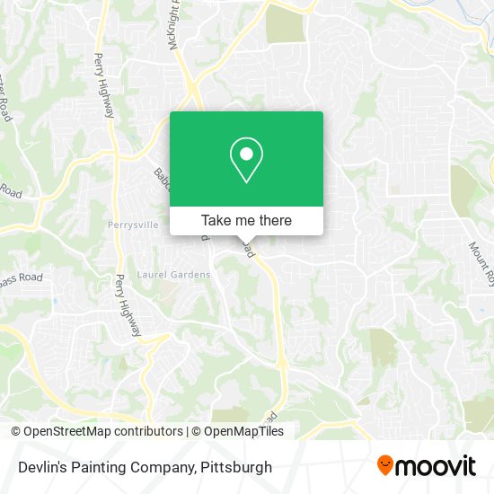 Devlin's Painting Company map